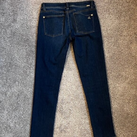 DL1961 Blue Angel Mid Rise Skinny Ankle Park 360 Comfort Stretch Denim Jeans 27 - Picture 2 of 8